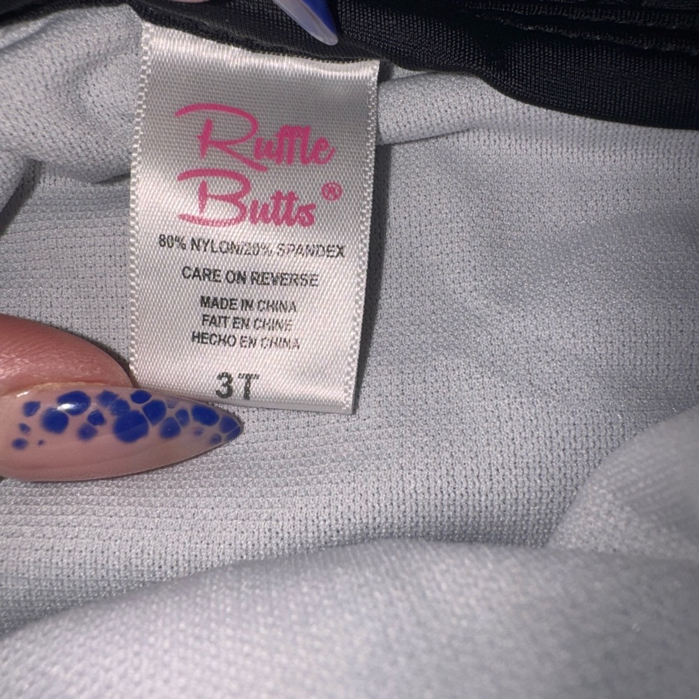 Toddler Ruffle Butts bikini - Picture 3 of 4